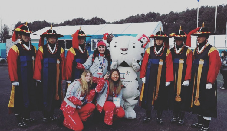 Sympatická blondýnka Katka Kocinová na olympiádě v Pchjongčchangu