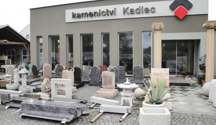 Kamenictví Kadlec v Českých Budějovicích..