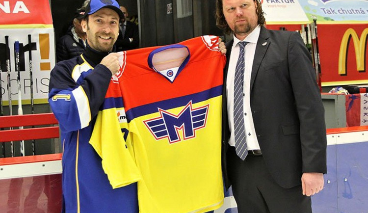 Prezident ČEZ Motor České Budějovice Roman Turek (vpravo).