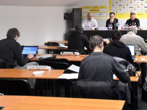 Probíhající tiskovka