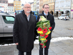 Primátor s náměstkem připomněli výročí narození prvního československého prezidenta