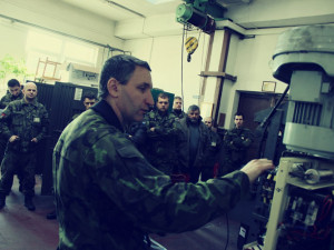 Armádní elektrotechnici se připravovali ve Strakonicích na zkoušky odborné způsobilosti.