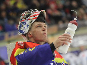 Petr Kváča těsně po prvním inkasovaném gólu