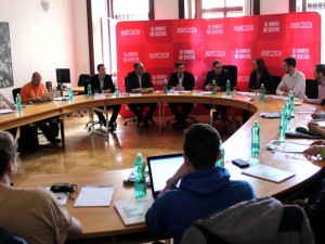 Tisková konference. Foto: Lucie Vargová