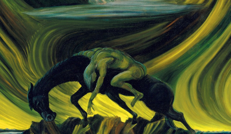 Anton Jazsusch, Nirvána, 1922, Východoslovenská galerie.