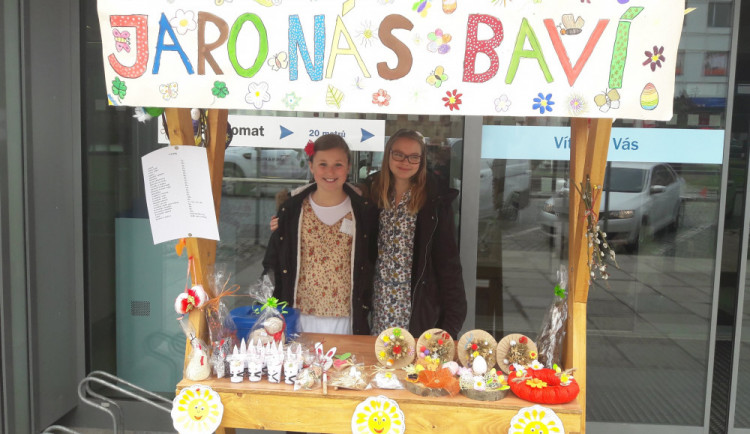 Jihočeské děti využily blížících se Velikonoc a zkusily si obchodovat.