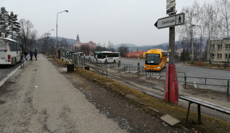 Autobusové nádraží v Českém Krumlově se dočká rekonstrukce.