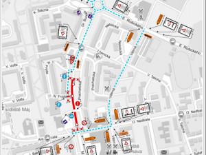 Plánovaná uzavírka.