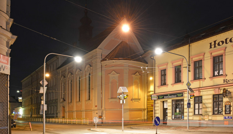 Českobudějovický kostel Nejsvětějšího Srdce Ježíšova.