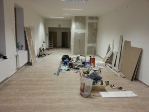 Na začátku bylo hodně práce.