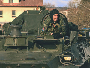 Výcviku se zúčastnil i řidič protiletadlového raketového kompletu S-10M četař Antonín Adámek.