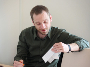 Pracovník FOKUSu Tomas Trajer