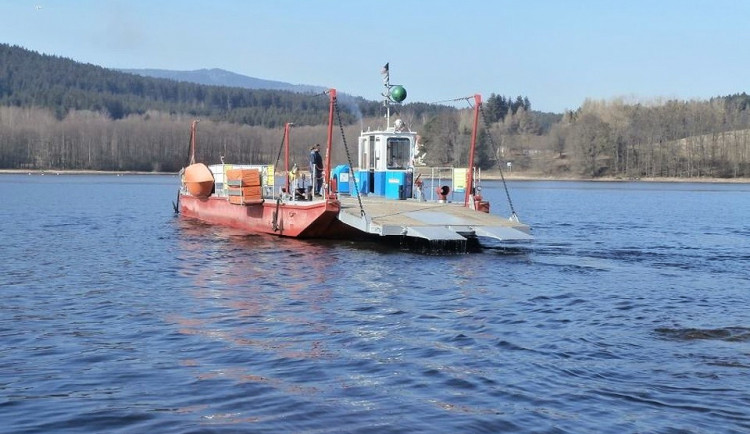 Přívoz Horní Planá.