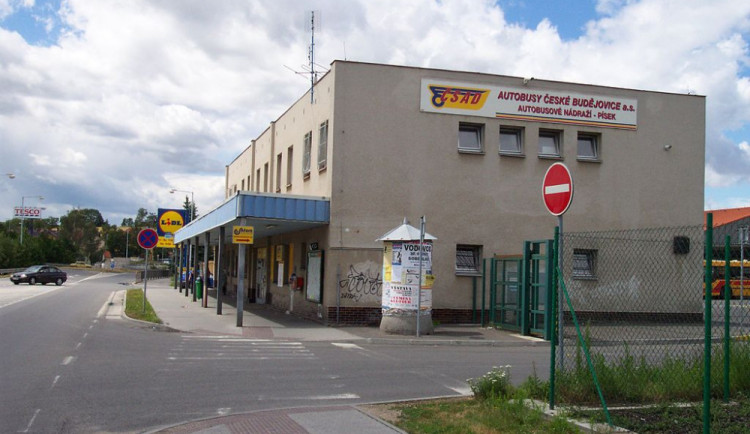 Autobusové nádraží v Písku