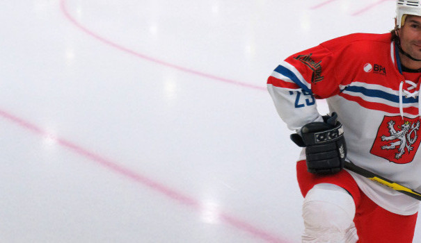 Václav Král v národním dresu v utkání proti Tatarstánu. (Foto: Patrik Krejčí)