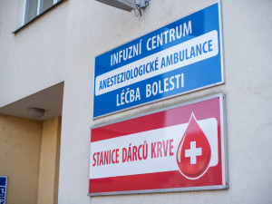 Tranfúzní oddělení českobudějovické nemocnice.