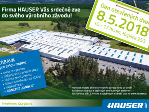 Celodenní pestrý program připravila na úterý 8.května firma Hauser v Kaplici.