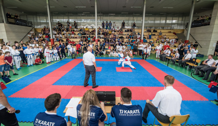 Karatisté z Čech i ciziny se utkali v dvoudenním klání v Českých Budějovicíhc