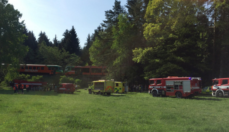 Čtvrteční nehoda dvou vlaků.