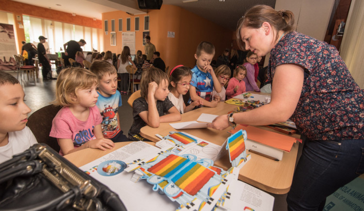 Děti si vyzkoušely různé techniky animace.