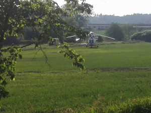 U Selibova na Písecku se srazilo osobní a nákladní auto. Jeden z řidičů je těžce zraněn