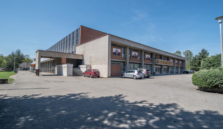 Sportovní hala v Českých Budějovicích.