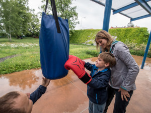 Sportovní den v budějckém Centru Bazalka