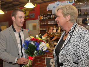 Hejtmanka se sešla s úspěšnými staršími dorostenci hokejového Motoru.