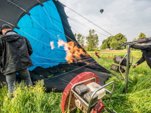 Balony na Českými Budějovicemi.