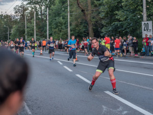 Matěj si střihnul na trati i pózičku.