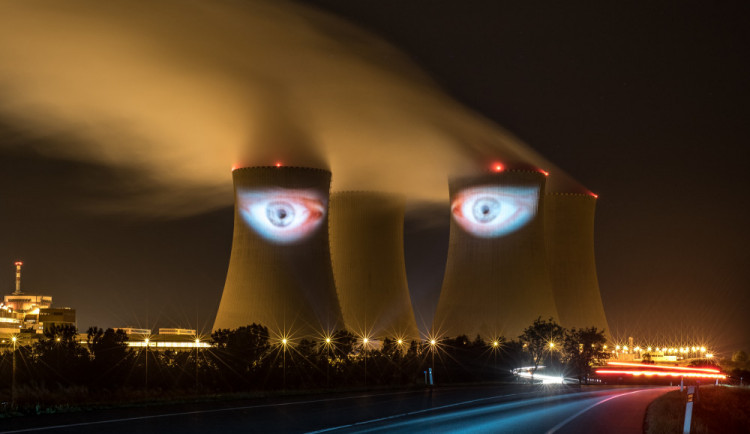 Velký noční hlídač na Temelíně.