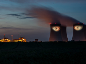 Velký noční hlídač na Temelíně.