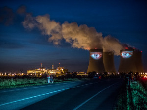 Velký noční hlídač na Temelíně.