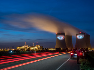 Velký noční hlídač na Temelíně.