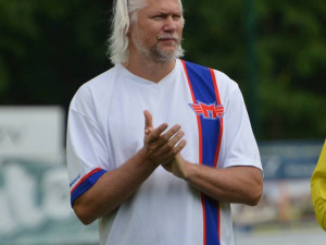 Fotbalová exhibice ve Strunkovicích.