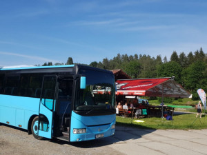 Vodácký autobus.