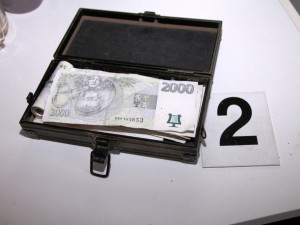 Policisté objevili také bezmála milion korun.