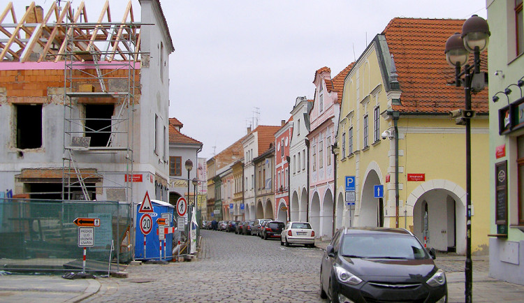 Dům U Tyrola, později u Fulínů v únoru 2018.