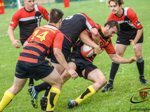 Českobudějovičtí ragbisté porazili v poslením jarním utkání Karlovy Vary 50:19.