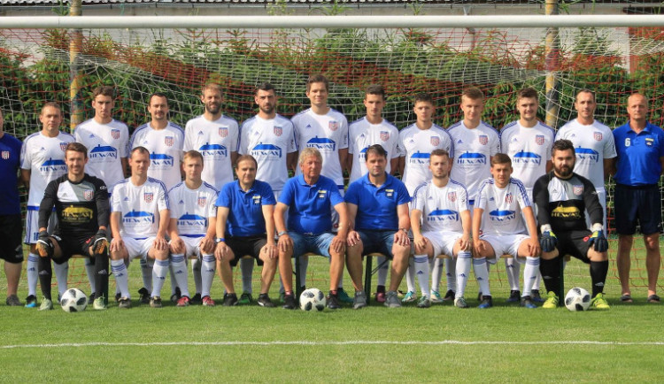 Fotbalisté TJ Sokol Nová Ves.