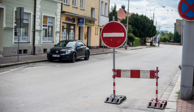 Uzavírka frekventované budějcké křižovatky.