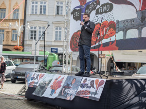 Organizátor akce Tomáš Kuboušek.