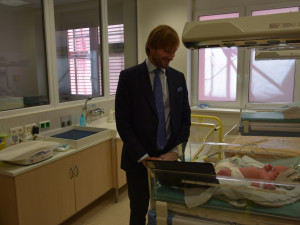 Ministr zdravotnictví Adam Vojtěch navštívil táborskou nemocnici.