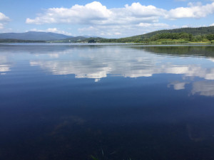 Vodní nádrž Lipno.