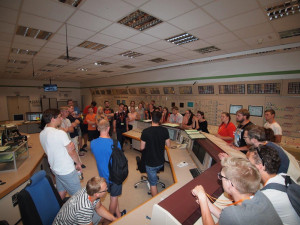 Na simulátoru se seznámili s činností operátoru (foto Pavel Simak)