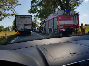 Tři dopravní nehody uzavřely silnici 603 mezi Chotýčany a Borkem.