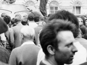 Srpen 1968 v Českých Budějovicích, restaurace Slavie.