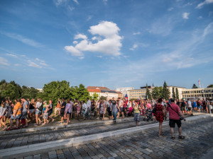 Vzpomínka na srpen 1968 v Českých Budějovicích - Jsme s vámi, buďte s námi.