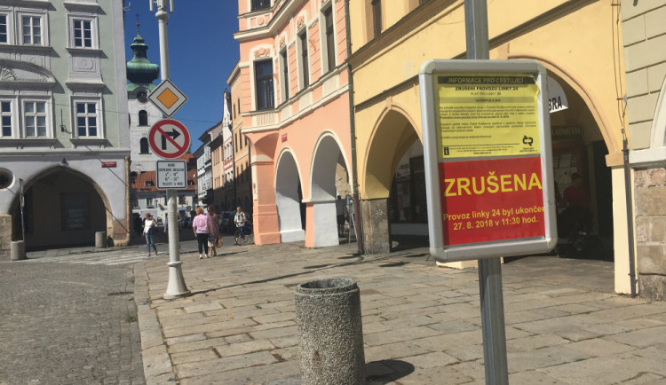 Autobusová linka číslo 24 je zrušená.