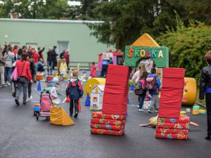 Zahájení školního roku 2018/2019 v českobudějovické Základní škole Oskara Nedbala.